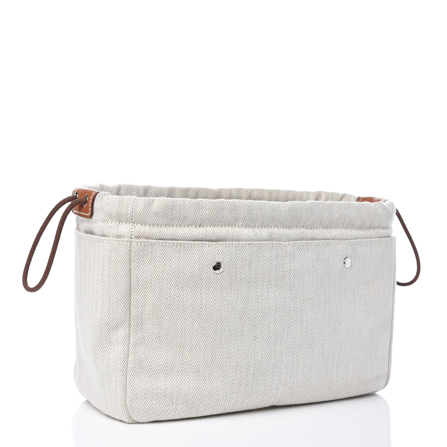 Hermes Canvas Barenia Fourbi 25 MM Pouch Naturel Fauve 3 of 8