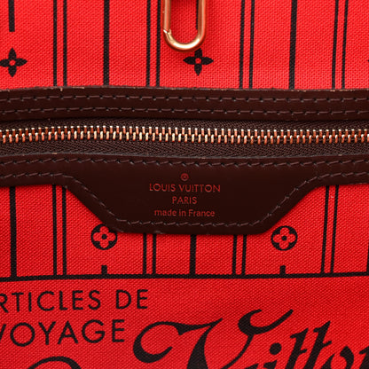 Louis Vuitton Damier Ebene Neverfull MM 6 of 17