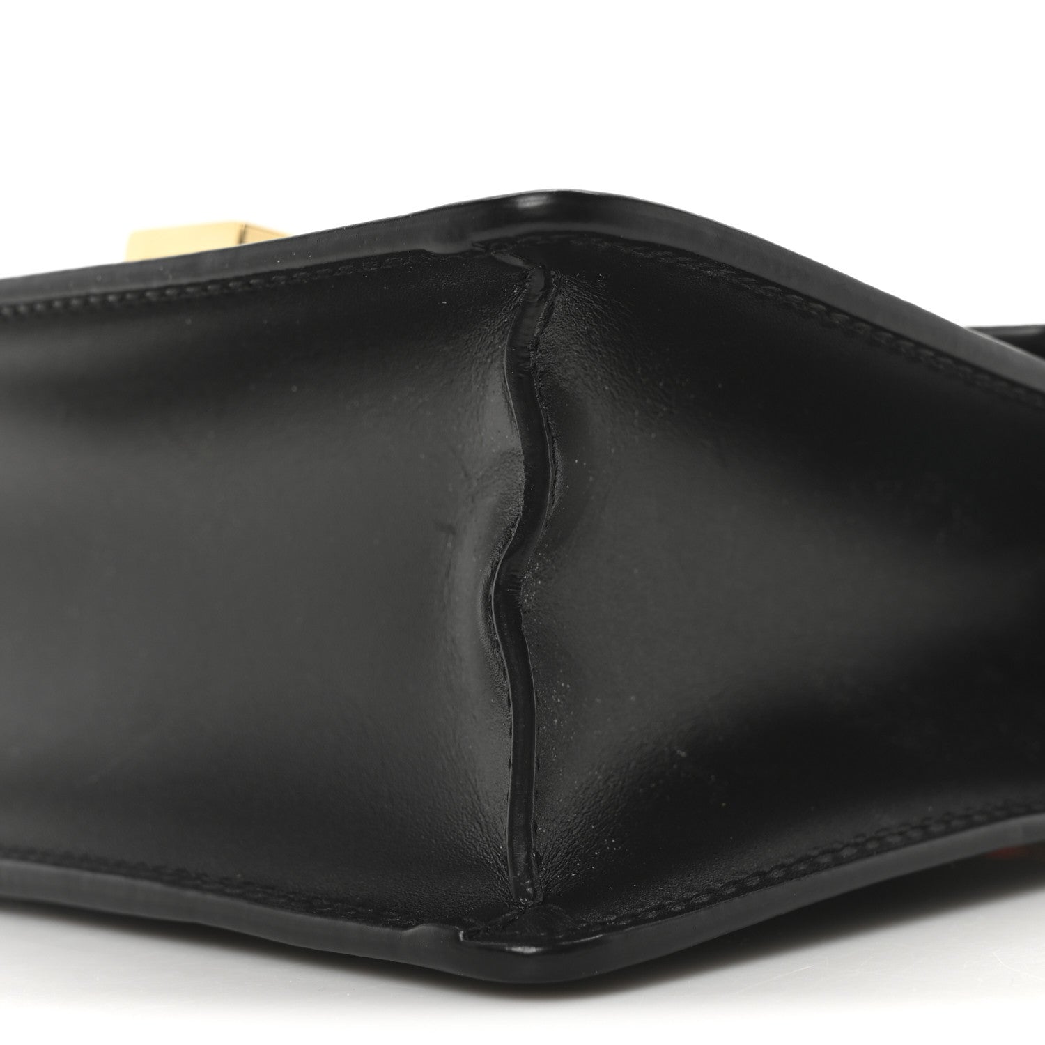 Gucci Calfskin Mini Sylvie Chain Shoulder Bag Black 9 of 9