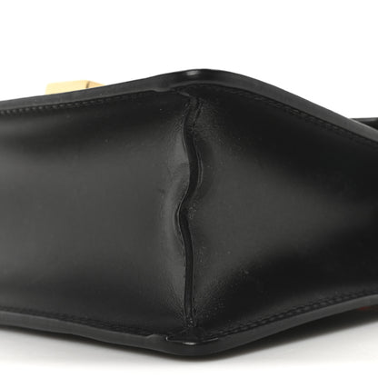 Gucci Calfskin Mini Sylvie Chain Shoulder Bag Black 9 of 9