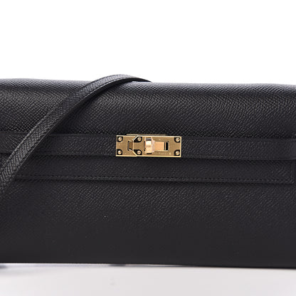 Hermes Epsom Kelly Wallet To Go Black 9 of 10