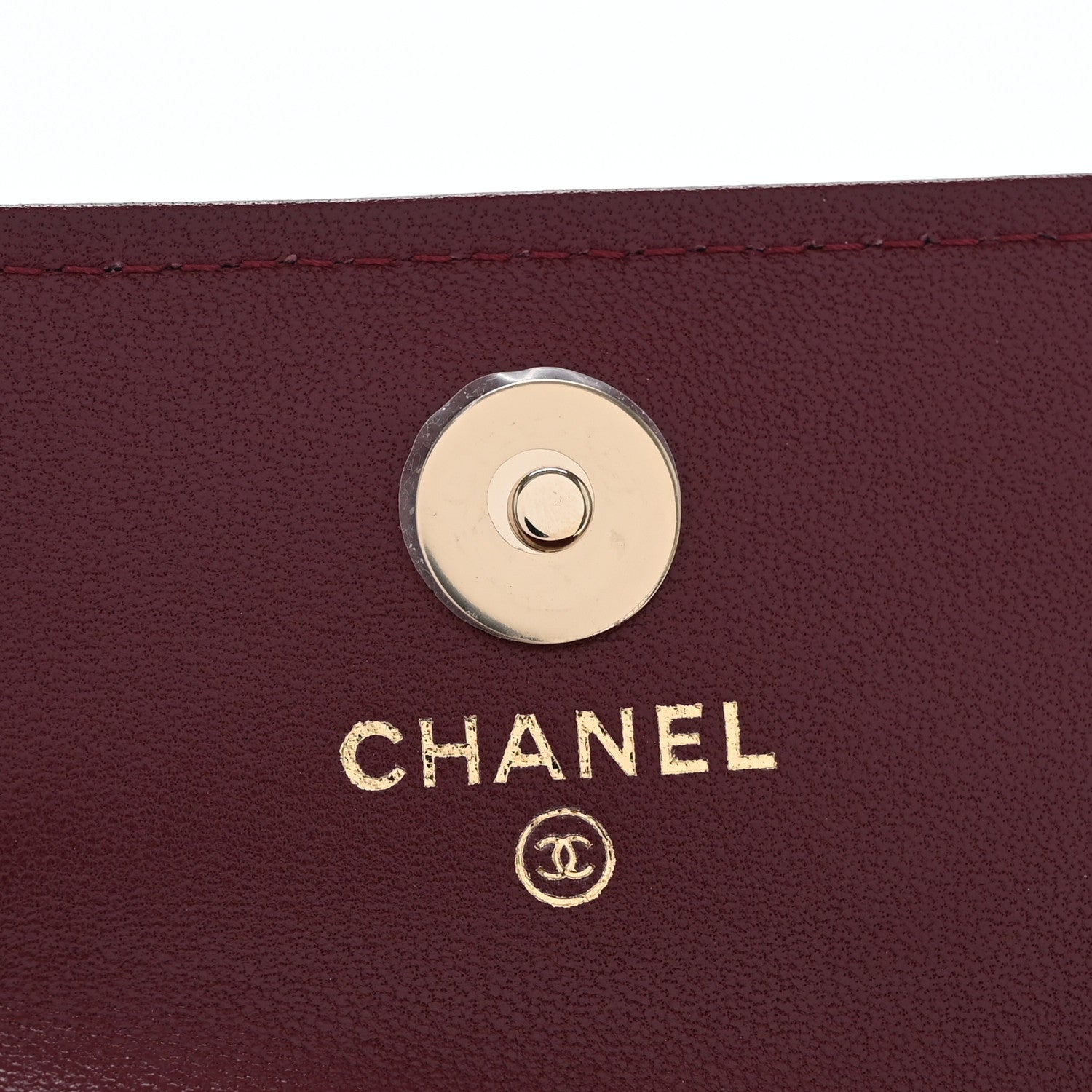 Chanel Lambskin Quilted Mini Flap With Chain Burgundy 6 of 11