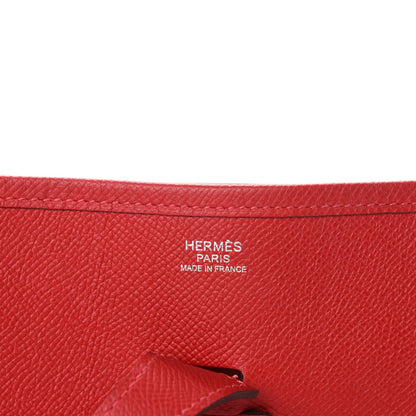 Hermes Epsom Evelyne III PM Rouge Vif 8 of 10