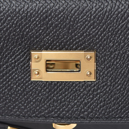 Hermes Epsom Kelly Sellier 25 Black 24 of 35