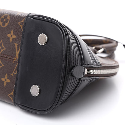 Louis Vuitton Shiny Monogram Alma PM Black 8 of 11