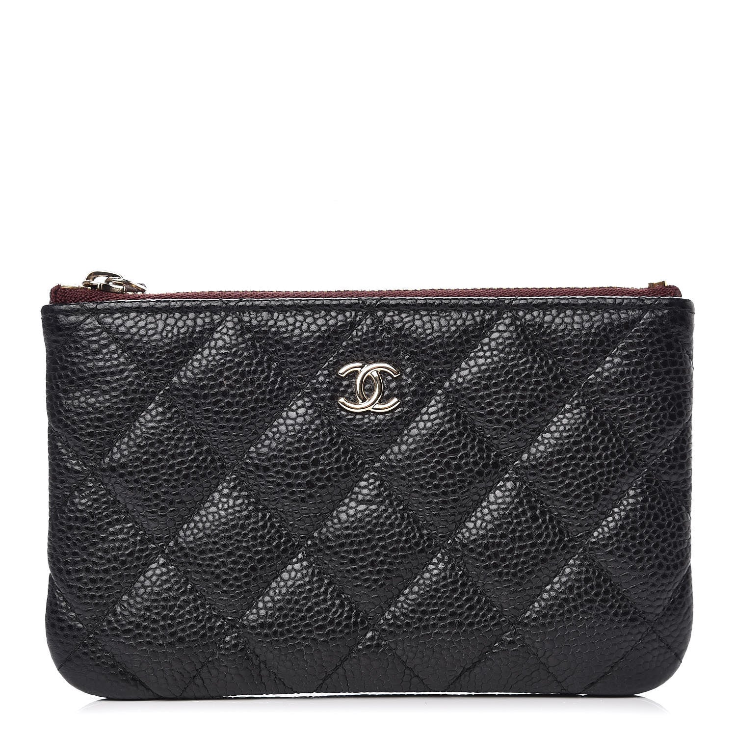 Chanel Caviar Quilted Small Cosmetic Case Black 1 of 8