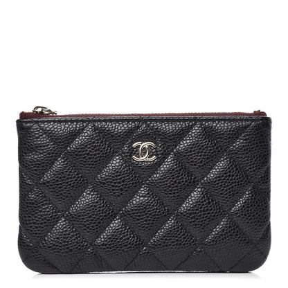 Chanel Caviar Quilted Small Cosmetic Case Black 1 of 8