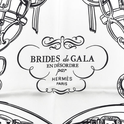 Hermes Silk Brides De Gala Scarf 72 Black White 2 of 3