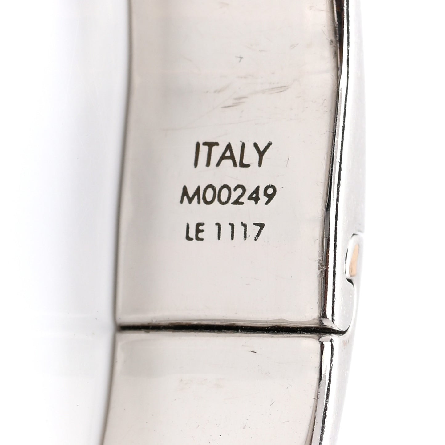 Palladium Monogram Nanogram Cuff S