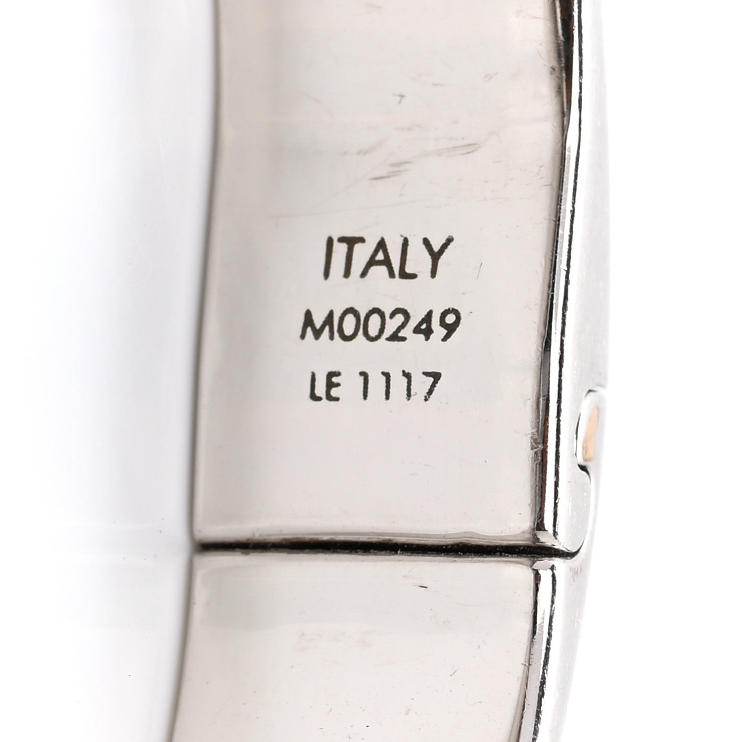 Louis Vuitton Palladium Monogram Nanogram Cuff S 6 of 6