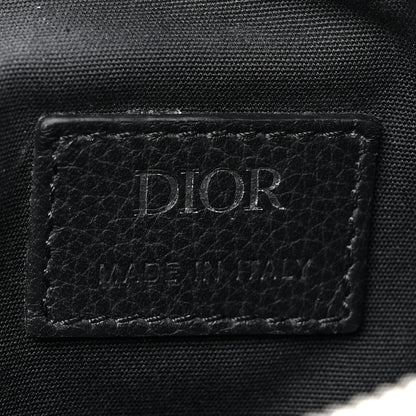 Christian Dior Oblique Mens Saddle Bag Black 6 of 9