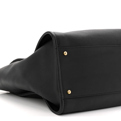Chanel Calfskin Medium Deauville Tote Black Multicolor 10 of 11