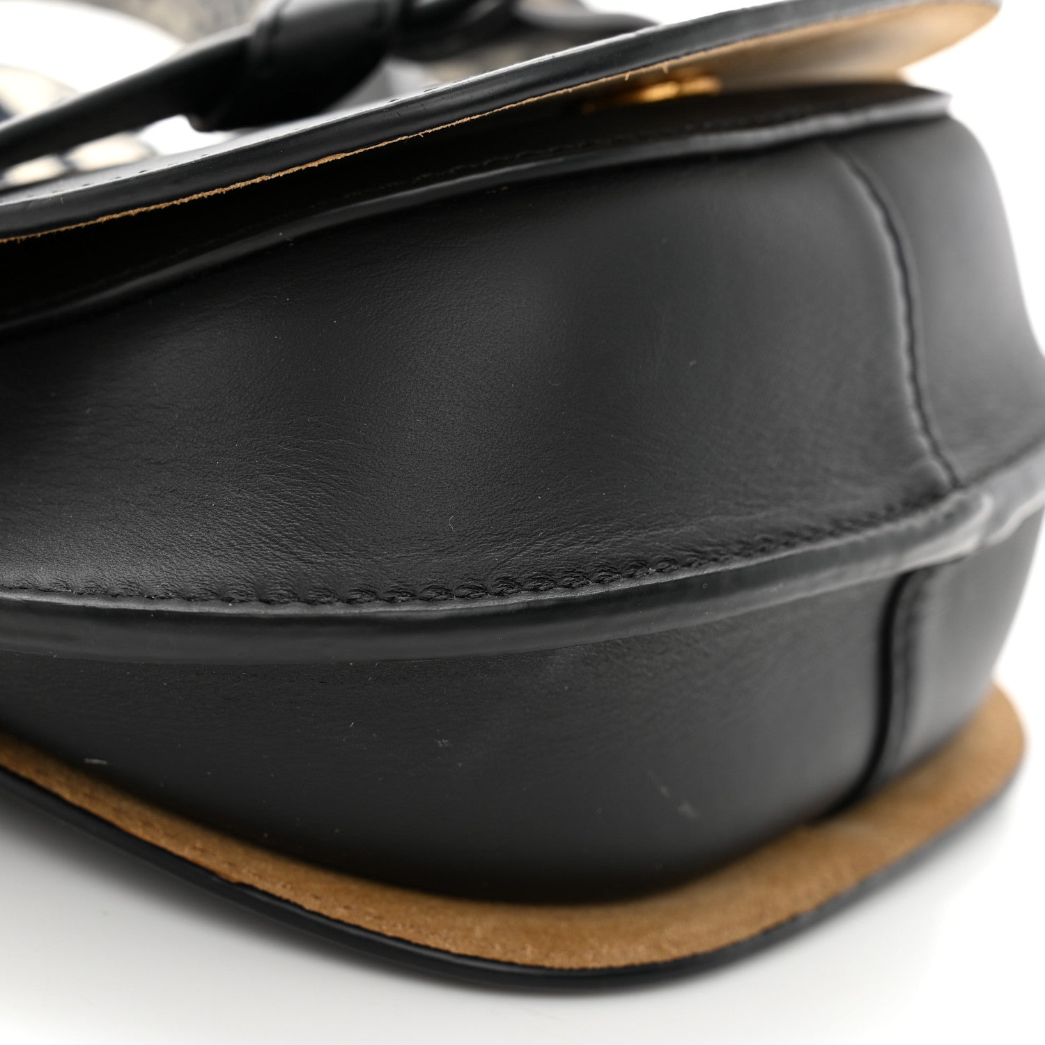 Loewe Calfskin Jacquard Mini Gate Dual Bag Black 9 of 11