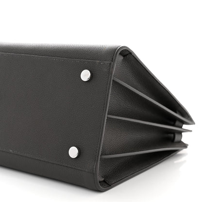 Saint Laurent Grained Calfskin Small Sac De Jour Fog 10 of 11