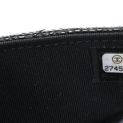 Chanel Caviar Quilted Wallet on Chain WOC Black 8 of 12