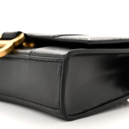 Balenciaga Shiny Box Calfskin Hourglass Chain Bag Black 9 of 12