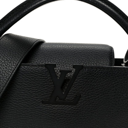 Louis Vuitton Taurillon Capucines BB Matte Black 7 of 9