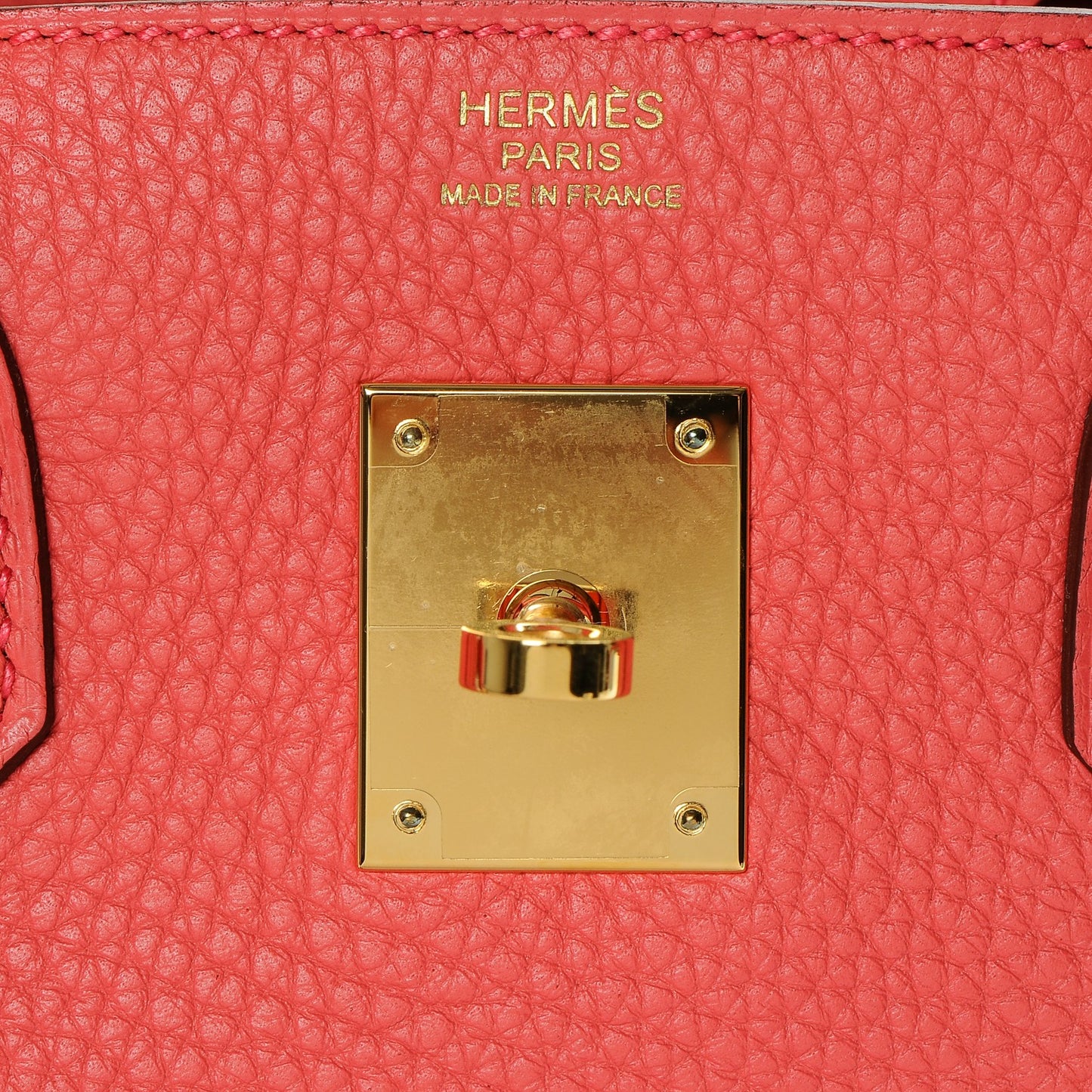 Togo Birkin 30 Rouge Pivoine