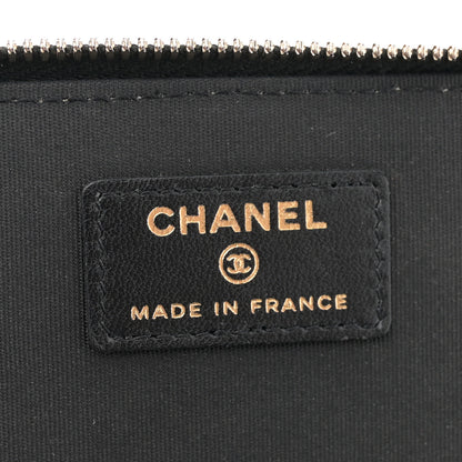 Chanel Lambskin Quilted Small Top Handle Vanity Case With Chain Black 6 of 10