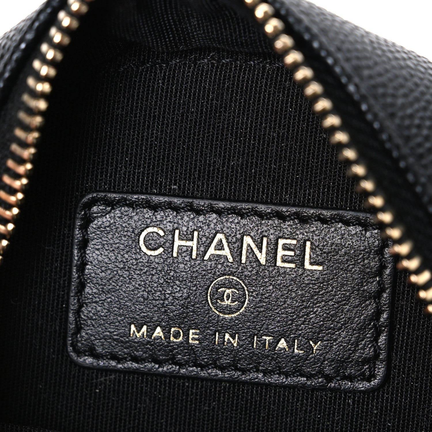 Chanel Caviar Quilted Round Filigree Crossbody Black 6 of 10