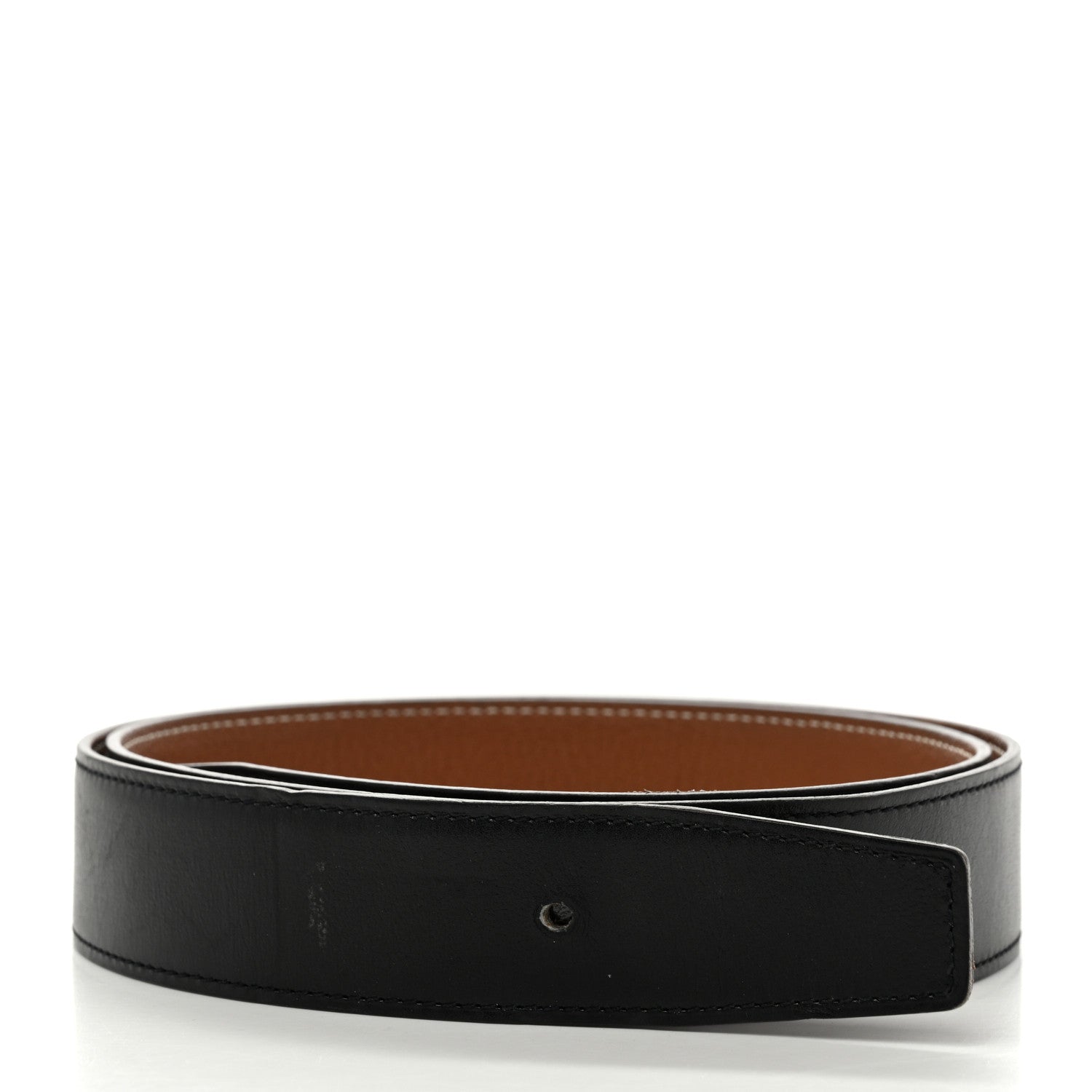 Hermes Box Togo 32mm Belt Strap 90/36 Black Gold 3 of 9