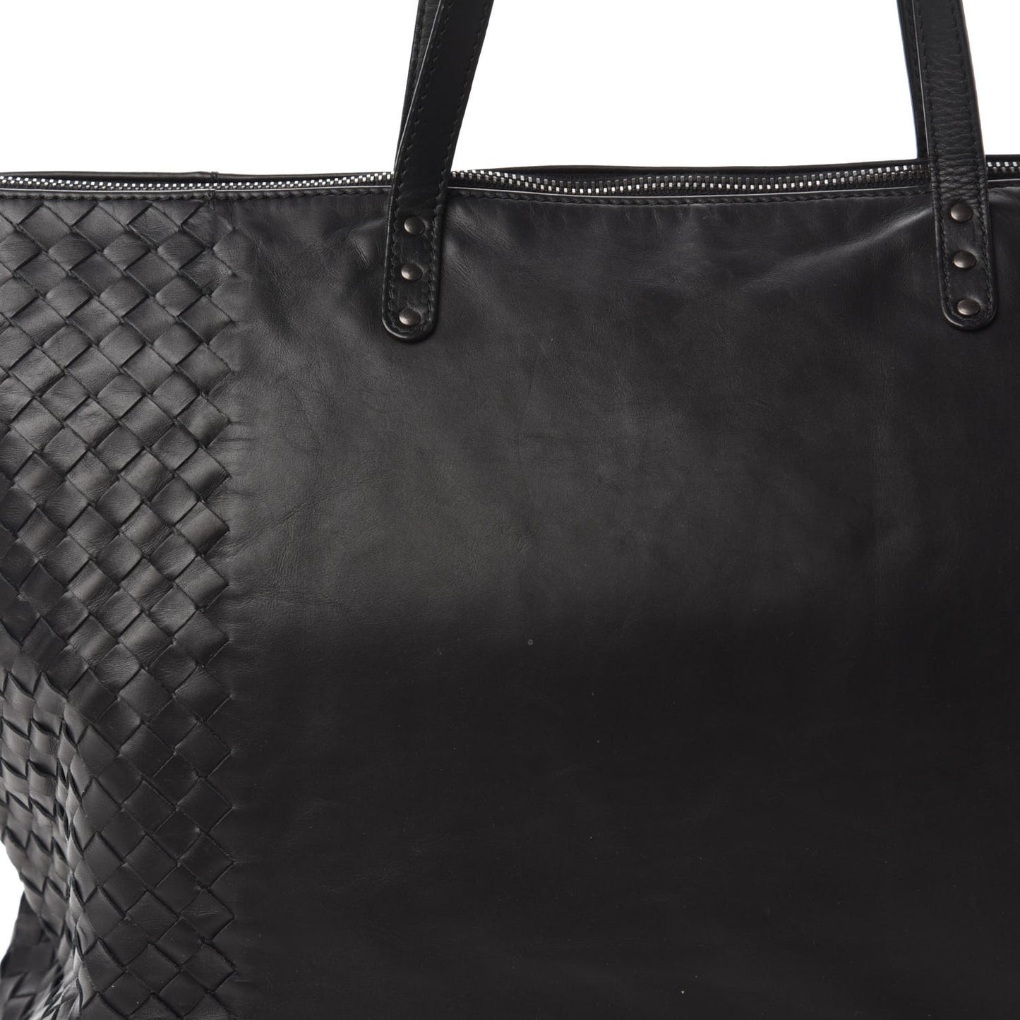 Nappa Intrecciato Tote Black