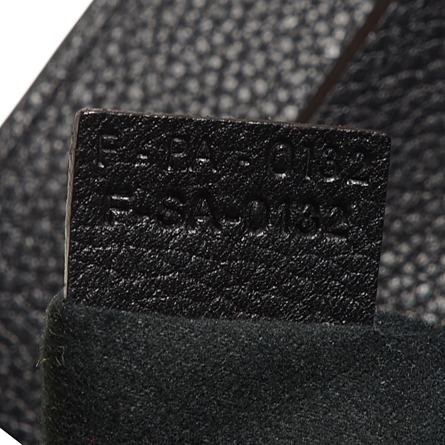 Drummed Calfskin Mini Luggage Black