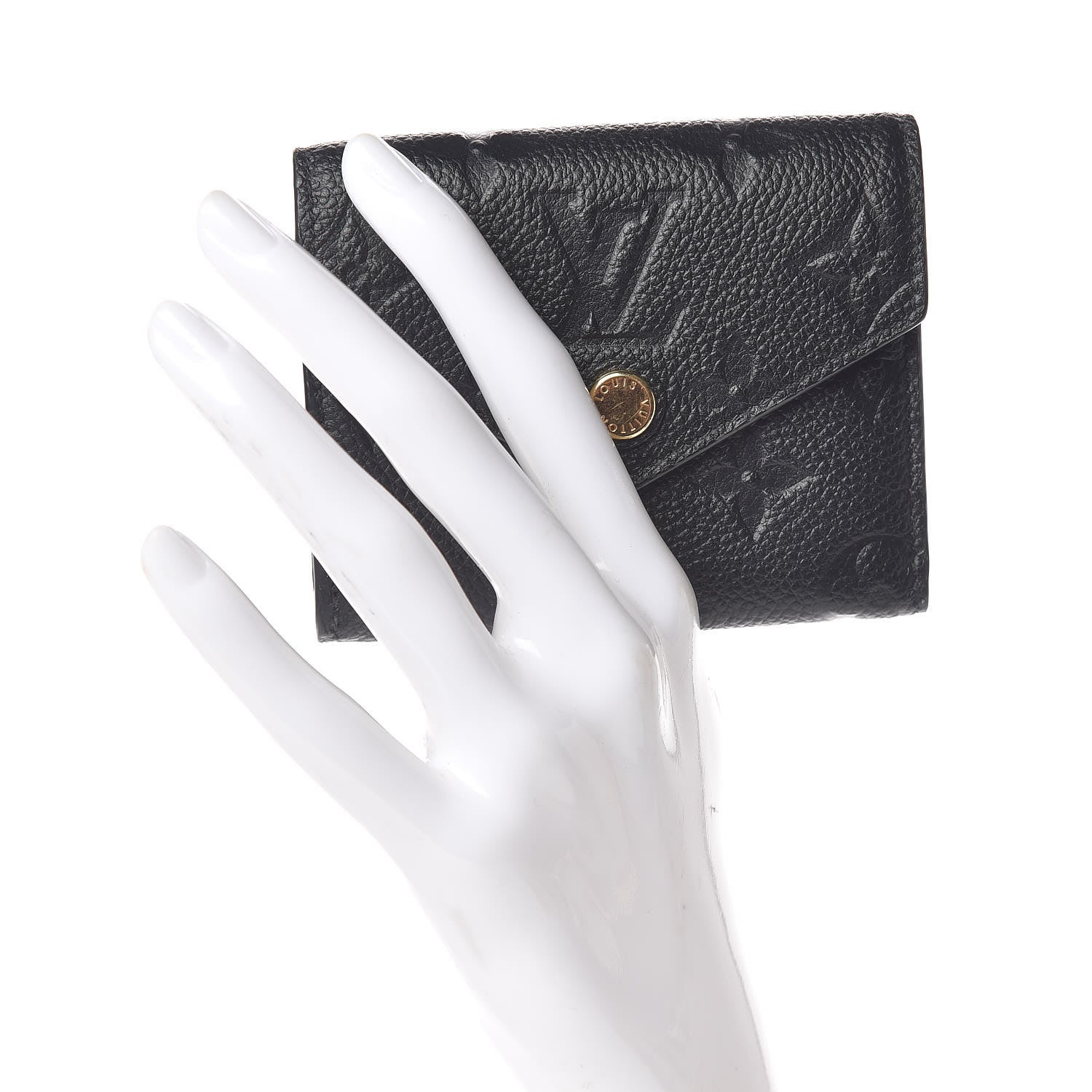 Louis Vuitton Empreinte Zoe Wallet Black 2 of 8