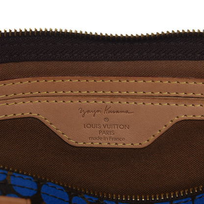 Louis Vuitton Monogram Kusama Town Speedy 30 Blue 7 of 9