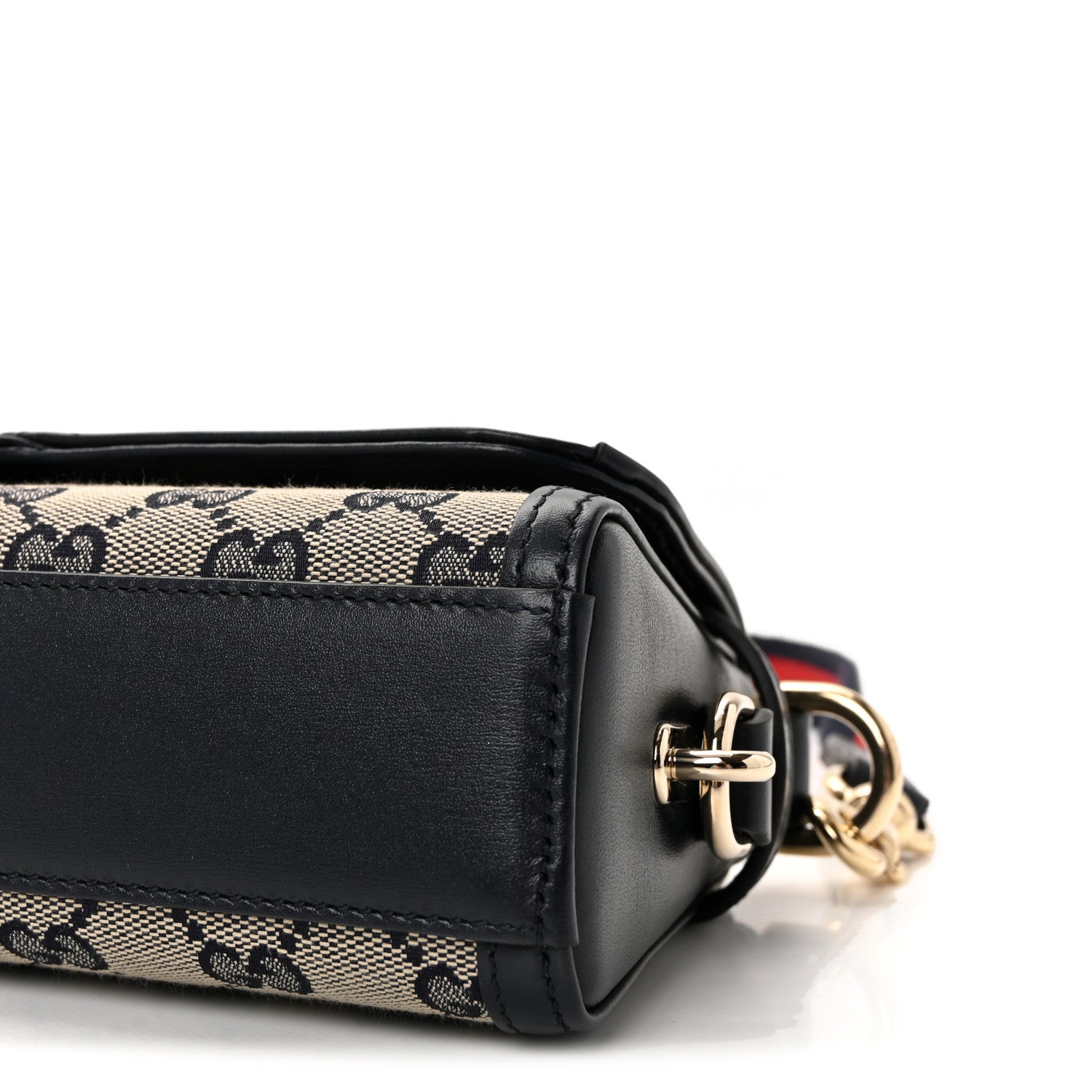 Gucci GG Monogram Small Luce Shoulder Bag Beige Blue 9 of 9