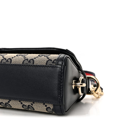 Gucci GG Monogram Small Luce Shoulder Bag Beige Blue 9 of 9