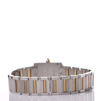 Cartier Stainless Steel 18K Yellow Gold 20mm Tank Francaise Quartz Watch 4 of 6