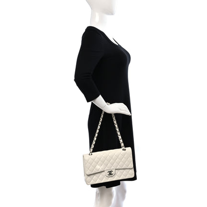 Chanel Lambskin Quilted Medium Double Flap White 2 of 10