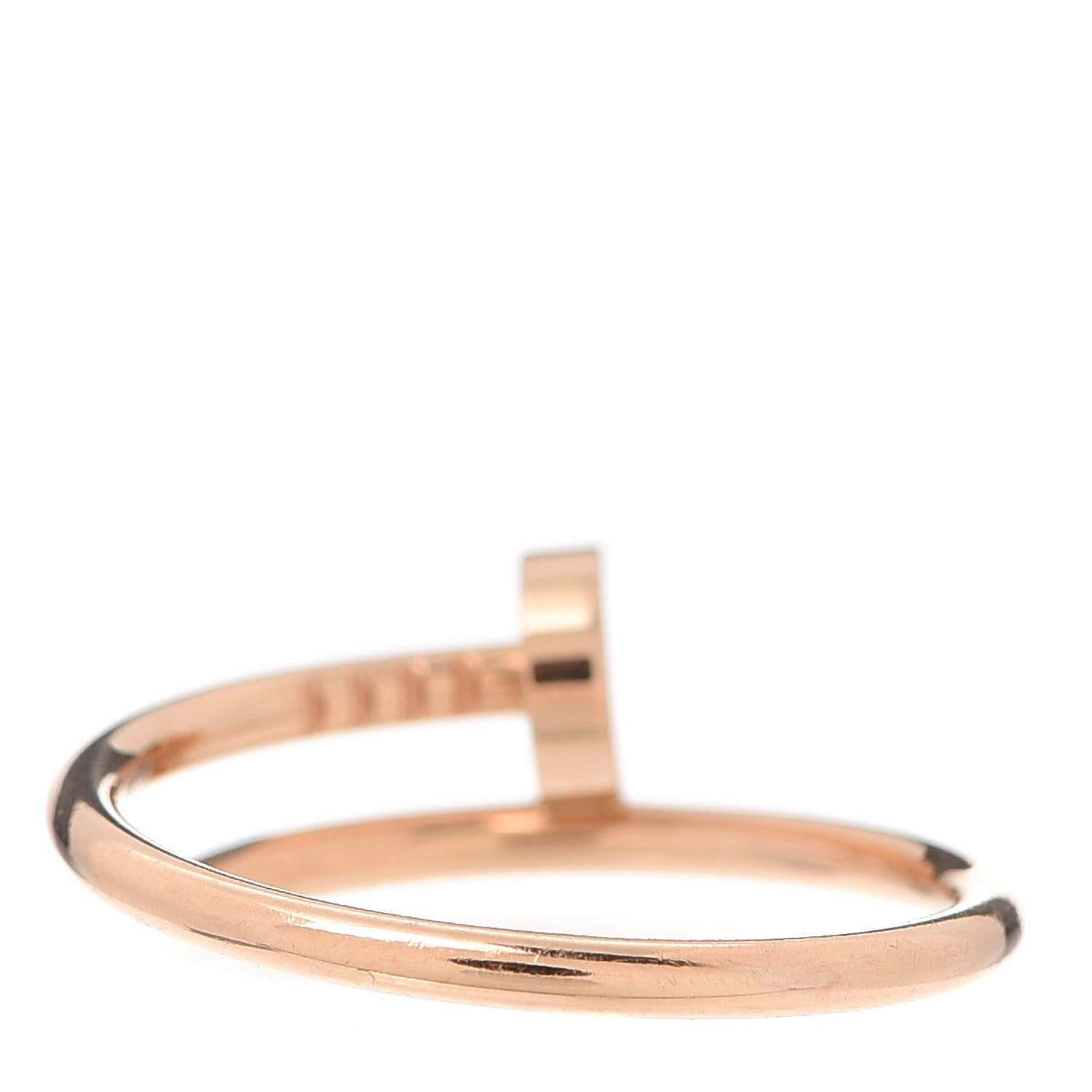 Cartier 18K Pink Gold Small Juste Un Clou Ring 56 7.5 3 of 6