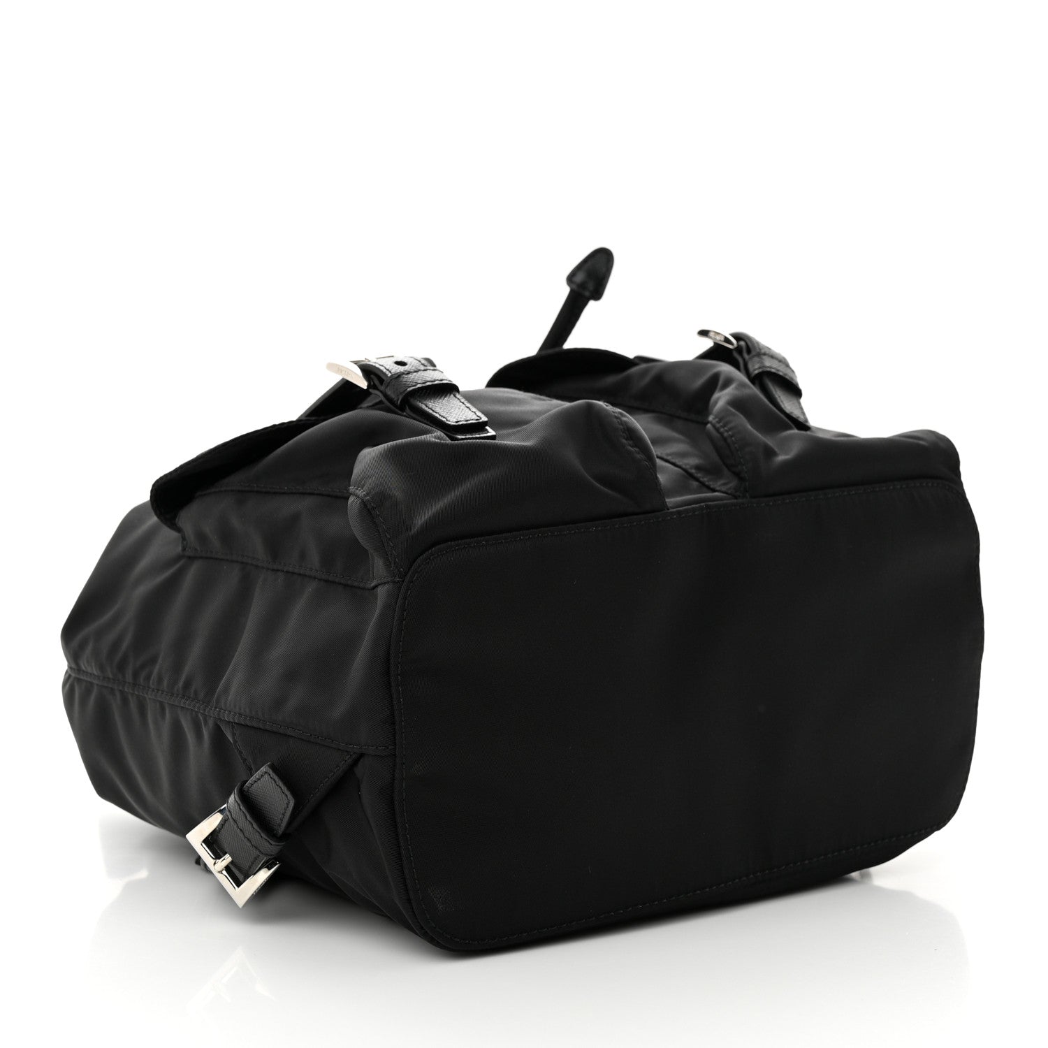 Prada Tessuto Nylon Saffiano Small Backpack Black 4 of 11