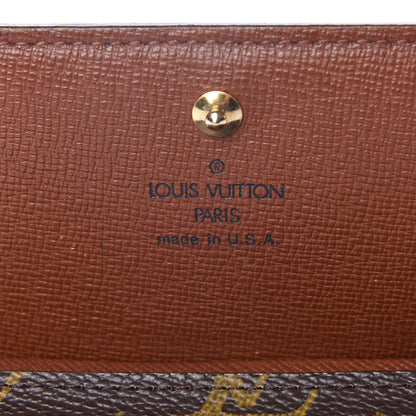 Louis Vuitton Monogram Porte-Monnaie Tresor Wallet 7 of 9