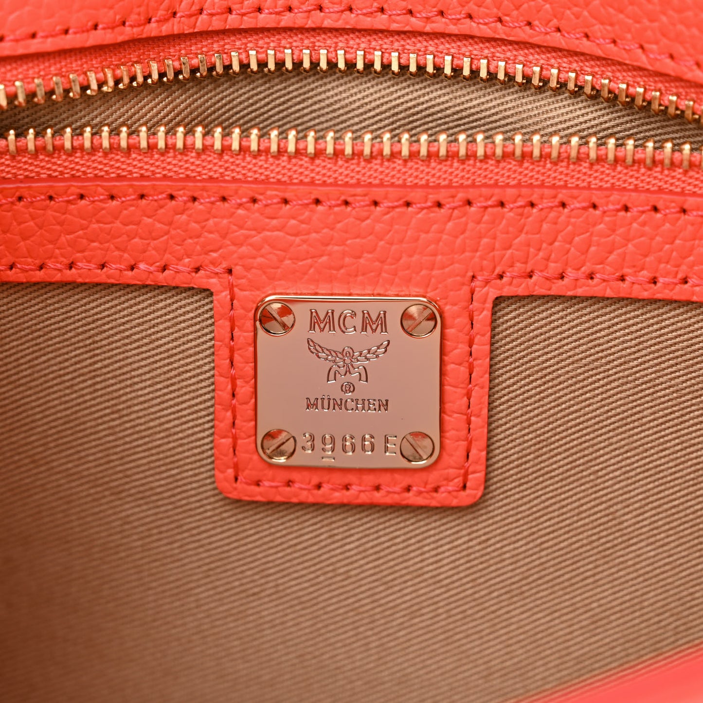Calfskin Medium Millie Crossbody Bag Hot Coral