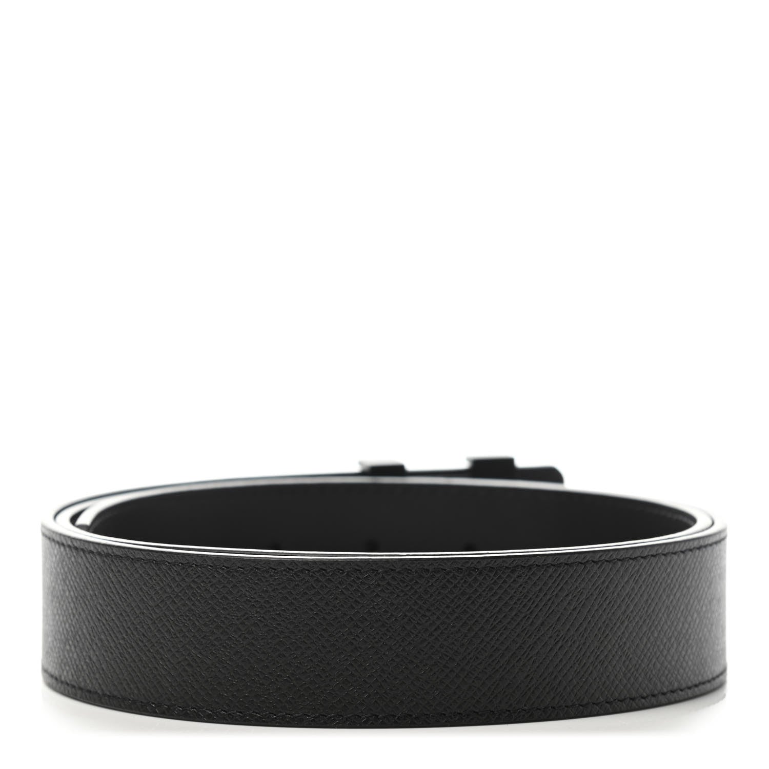 Louis Vuitton Taiga 35mm LV Initiales Belt 95 38 Black 2 of 4