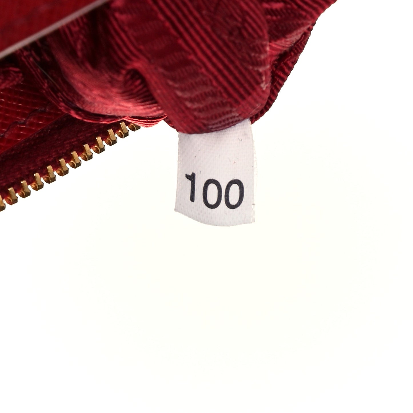 Saffiano Lux Micro Galleria Double Zip Tote Fuoco