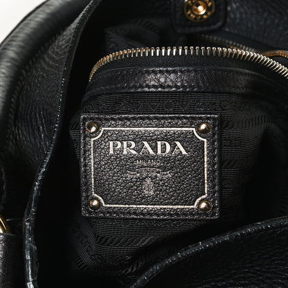 Prada Vitello Daino Hobo Black 6 of 11