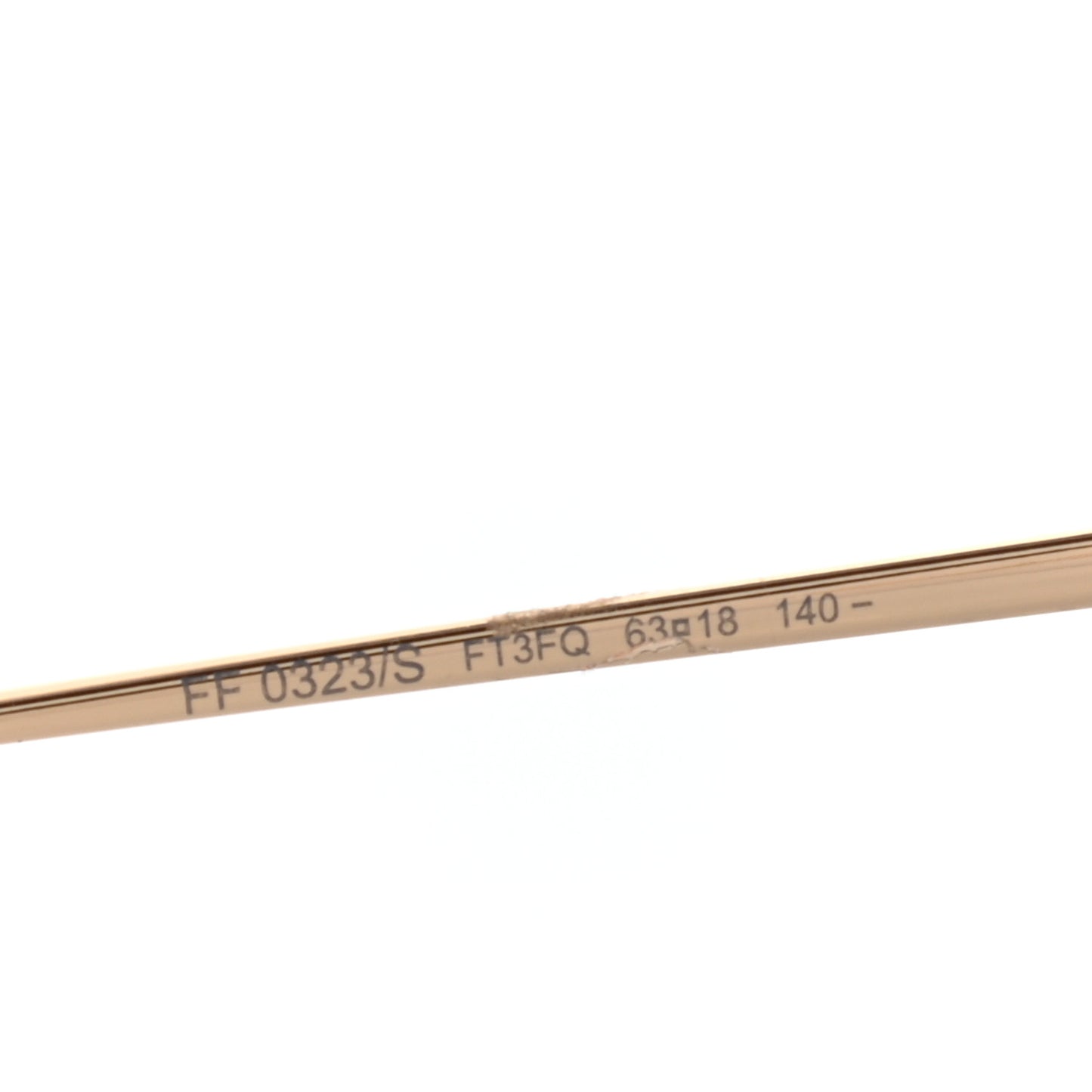 Metal F is Fendi Sunglasses FF 0323/S Gold
