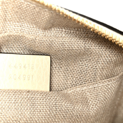 Gucci Monogram Dollar Calfskin Mini Bree Messenger Bag Beige Ebony Avoire 7 of 11