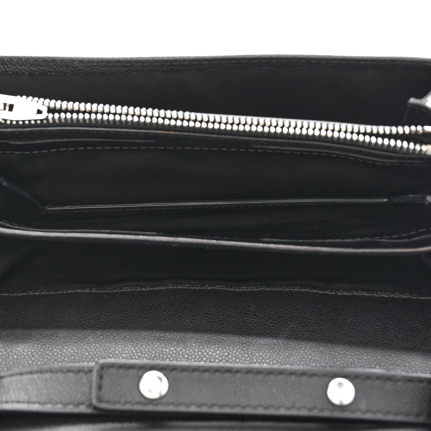 Calfskin Studded Prisma Double Biker Crossbody Bag Black