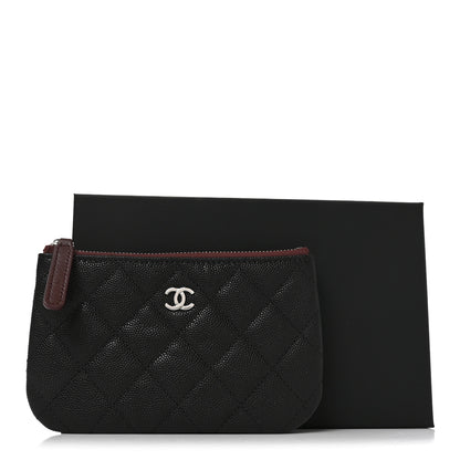 Chanel Caviar Quilted Small Cosmetic Case Black 8 of 8