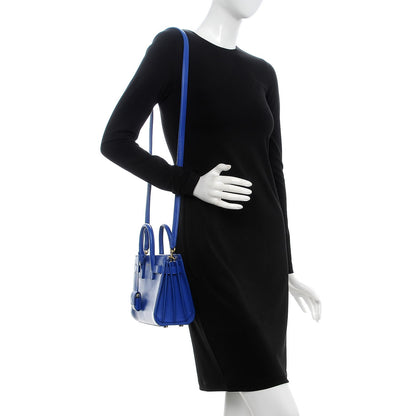 Saint Laurent Calfskin Nano Sac De Jour Royal Blue 2 of 10