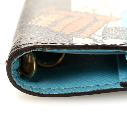 Louis Vuitton Monogram Groom Small Ring Agenda Cover Blue 9 of 9