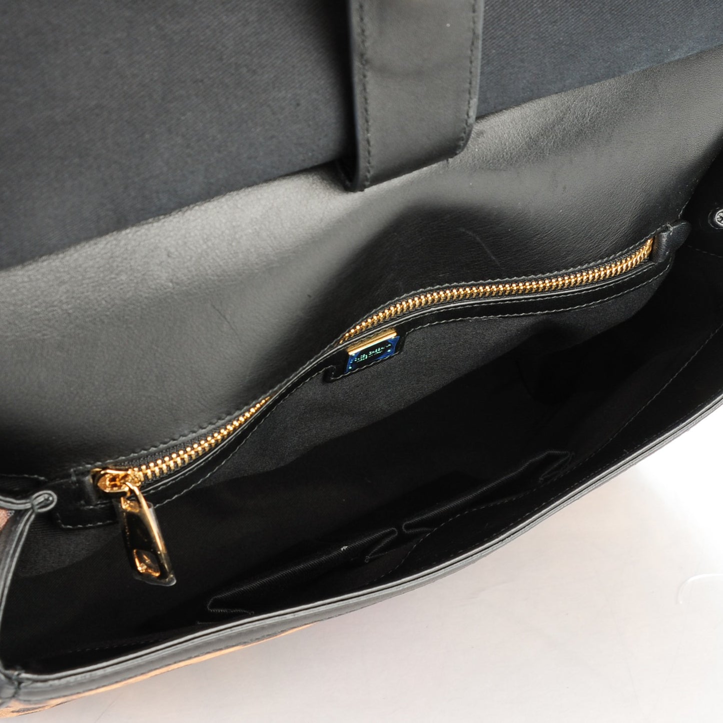 Leo Crepe Large Miss Sicily Leo Stripe Satchel