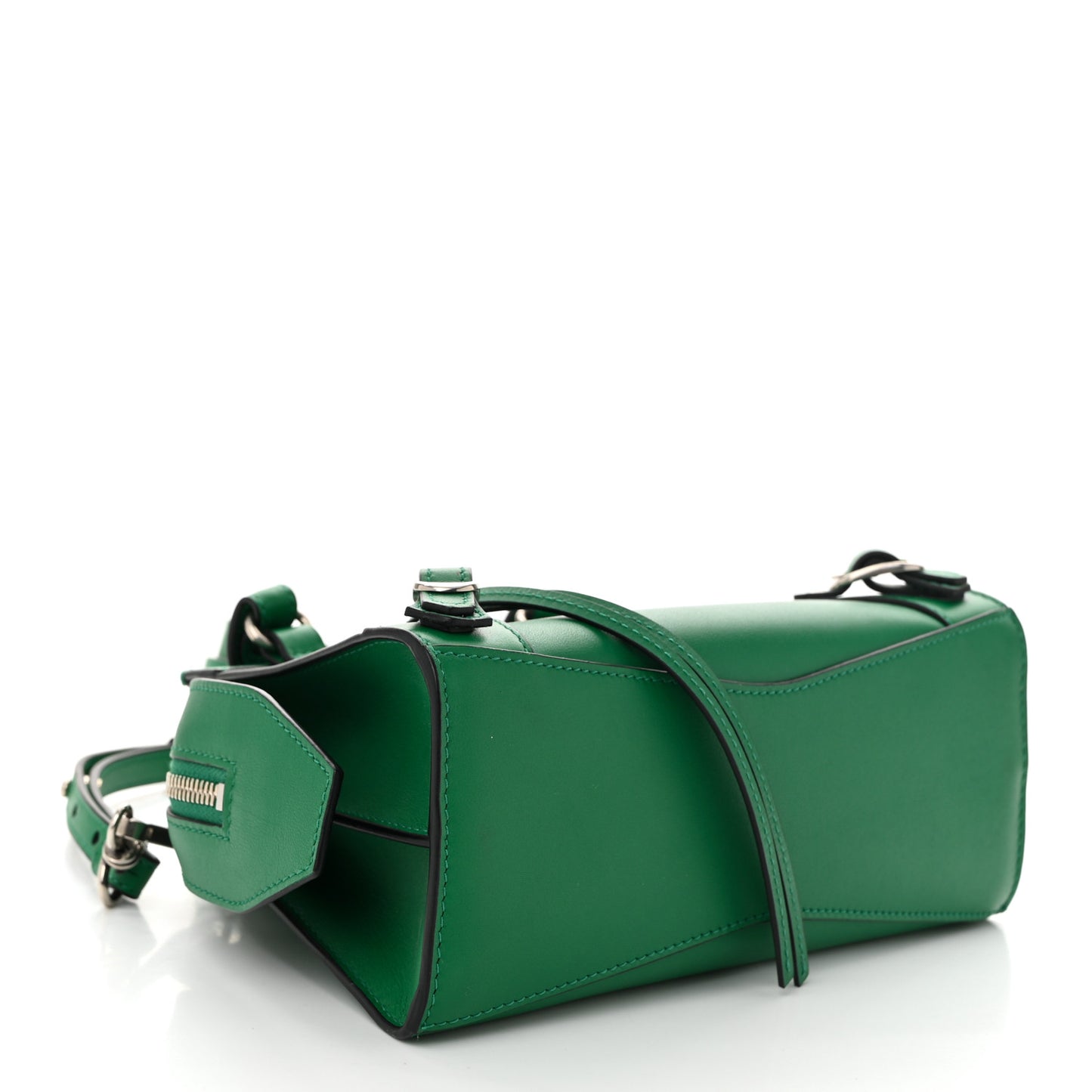 Smooth Calfskin Neo Classic Silver Hardware Mini City Grass Green