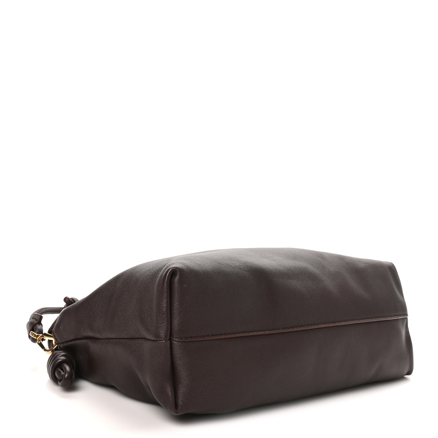 Loewe Mellow Nappa Medium Donut Chain Flamenco Knot Clutch Dark Burgundy 4 of 9