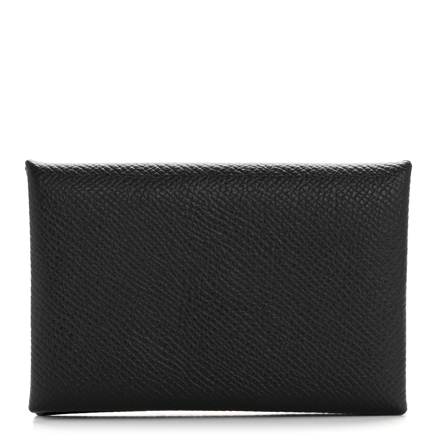 Hermes Epsom Calvi Card Case Black 1 of 8